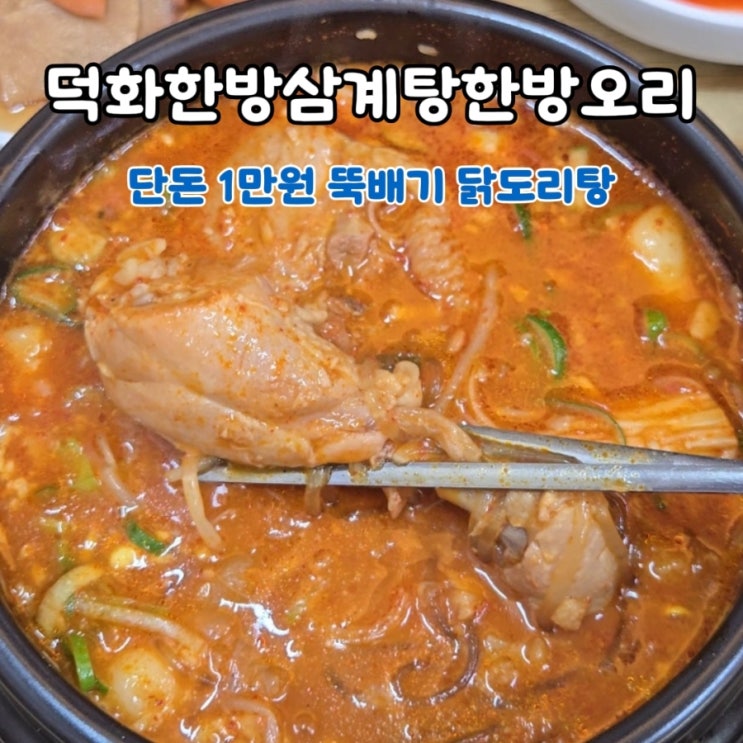  부천 원미구청 맛집 추천｜1만원 닭도리탕 덕화한방삼계탕한방오리