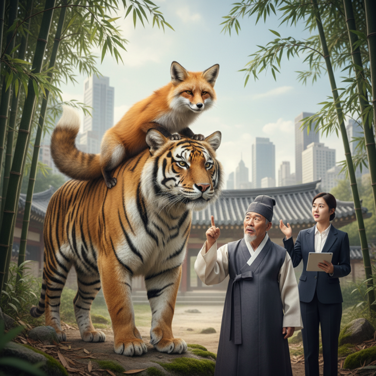  호가호위뜻, 여우가 호랑이 등에 올라탄 진짜 이유? (유래, 실생활 예시 총정리)