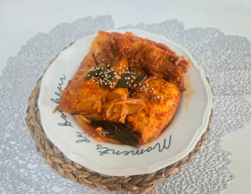 냉동 고등어 김치찜 레시피 고등어김치조림 너무 신김치 요리