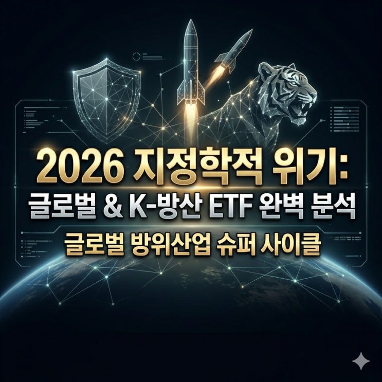  [2026 중동위기] 이란-미국 갈등 최고조! 글로벌 & K-방산 ETF 투자 전략 총정리