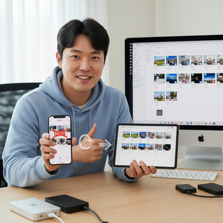  아이폰사진JPG변환: HEIC 포맷, 이제 안녕! JPG로 깔끔하게 관리하는 법