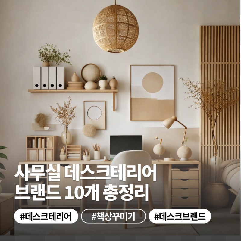 사무실 데스크테리어 용품 고민 끝, 브랜드 10곳 총정리