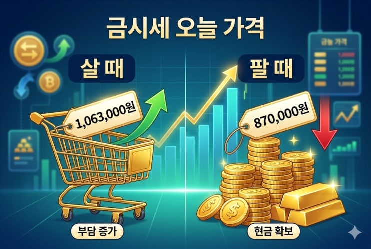  금시세 오늘, 순금 1돈 가격부터 18K·14K 매입까지 확인했습니다