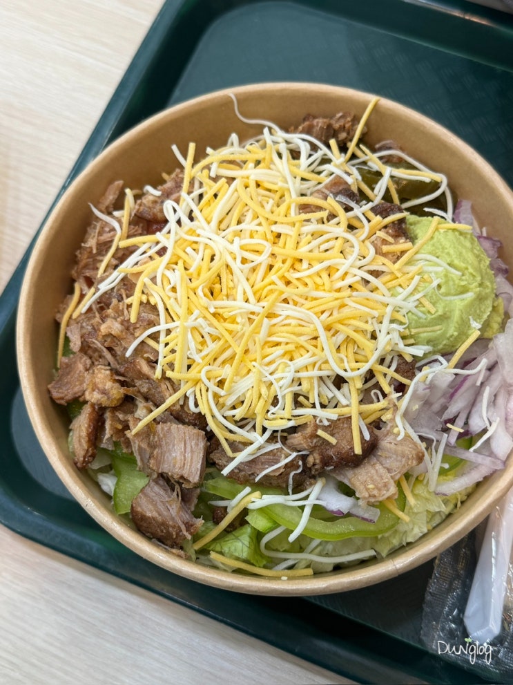  경기광주 서브웨이 경안점 주차 타코샐러드 맛있지만 다시 먹지는 않을..