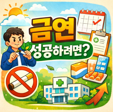  금연 성공하려면 어떻게 시작해야 할까? 금단증상/보조제/클리닉 지원까지 정리