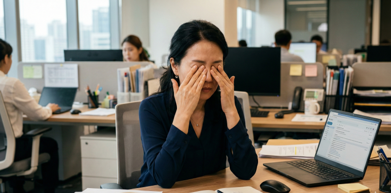 눈이 화끈거리고 열감이 느껴지나요? 눈 상열감, 원인부터 근본 치료까지