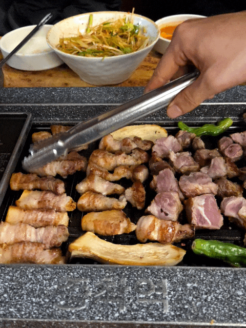  광주첨단맛집 종착역에서 즐기는 뭉텅 소금구이와 마블삼겹살 그리고 환상적인 볶음밥