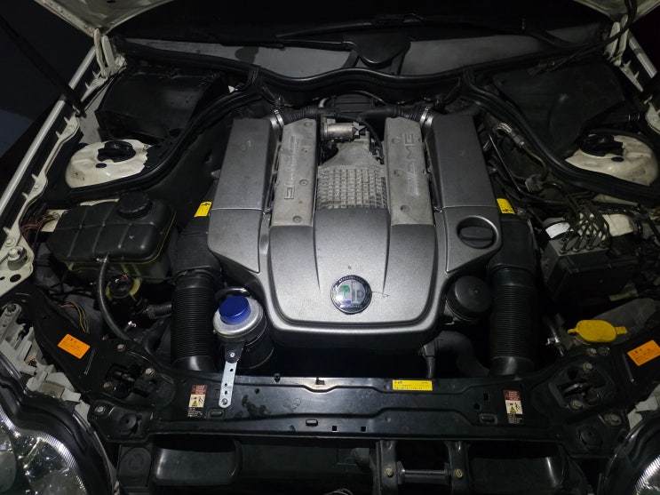 W203 C32AMG 아이들러 풀리 정비