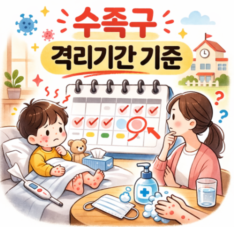  수족구 격리기간 기준 어린이집/유치원 등원은 언제 가능할까