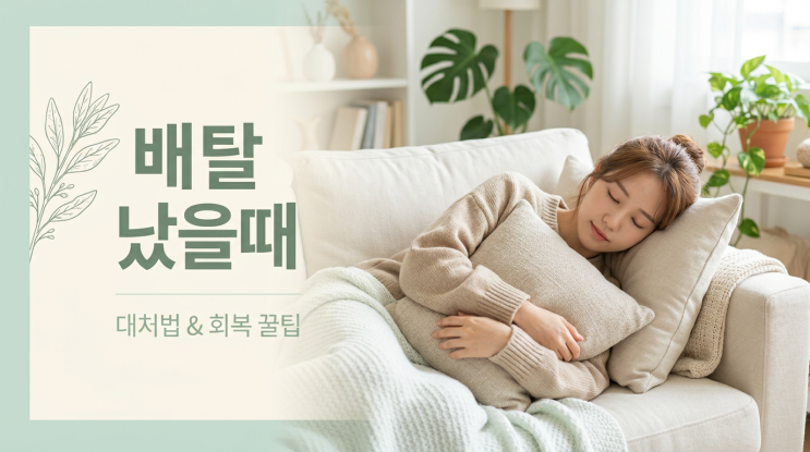  배탈 났을때 뭐 먹어야 해요? 음식·대처법 총정리