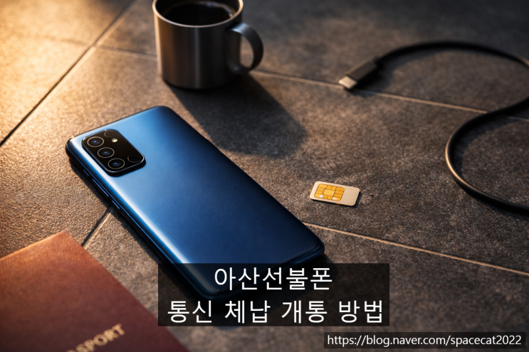  아산선불폰 통신 체납 이력 있어도 유심 개통하는 방법