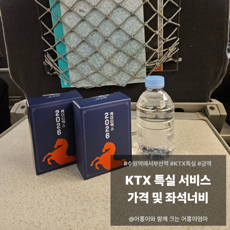 [육아] 수원발 부산행 KTX 특실 완벽 가이드 3시간 버티기 (간식·금액·소요시간)