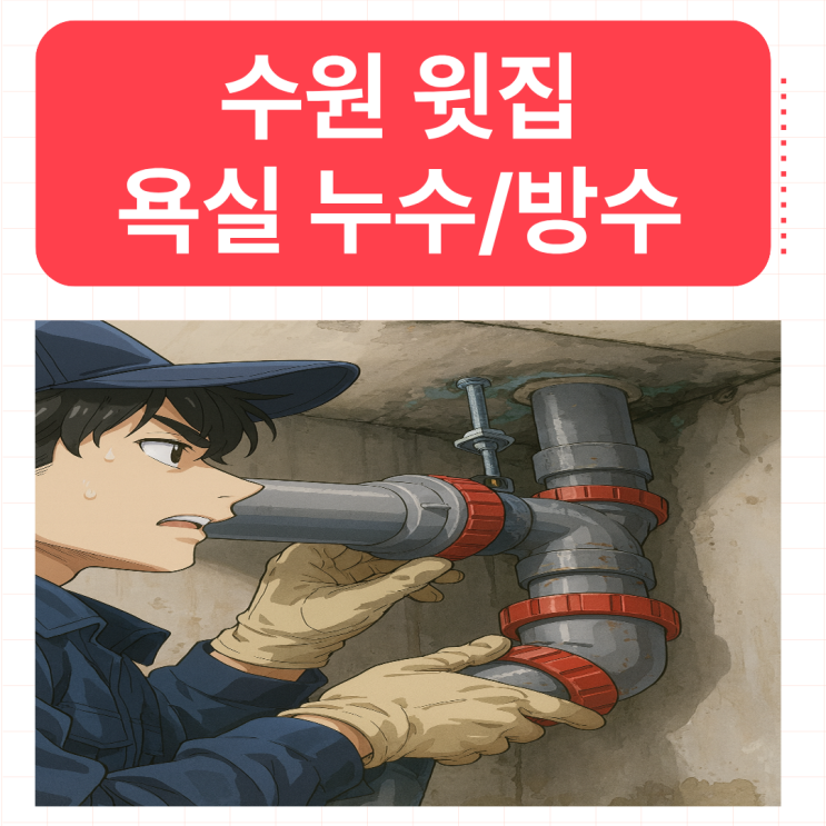  수원 윗집 욕실 누수 아랫집 피해 일상생활 배상책임 보험처리