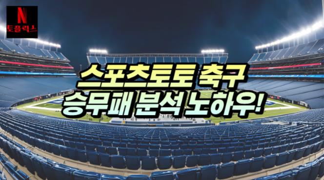  스포츠토토 축구 승무패 예측, 전문가의 분석 노하우