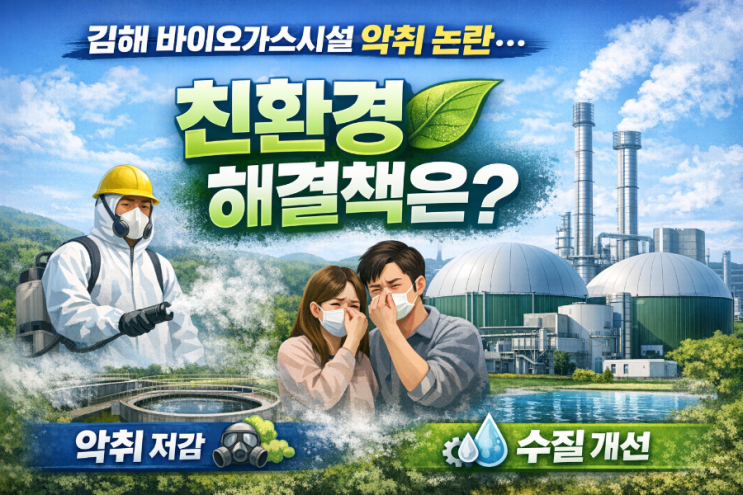   악취 유발 논란 김해 바이오가스 시설… 갈등이 아닌 ‘상생’의 해법은 없을까?