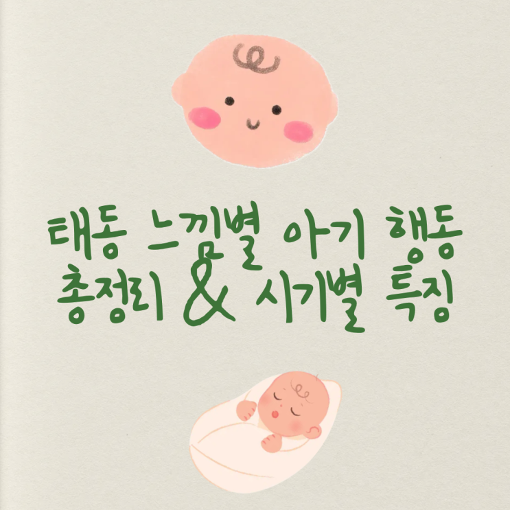  지금 배 속에서 뭐 해? 태동 느낌별 아기 행동 총정리 & 시기별 특징 (딸꾹질, 꿀렁임, 발차기)