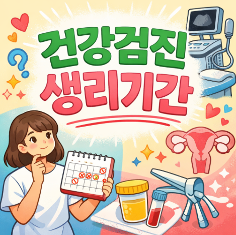  건강검진 생리 기간 겹치면 받아도 될까? 소변검사/자궁경부암검사 영향까지 정리