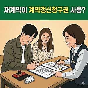  전세 재계약했으면 계약갱신 청구권 못 쓰나요?