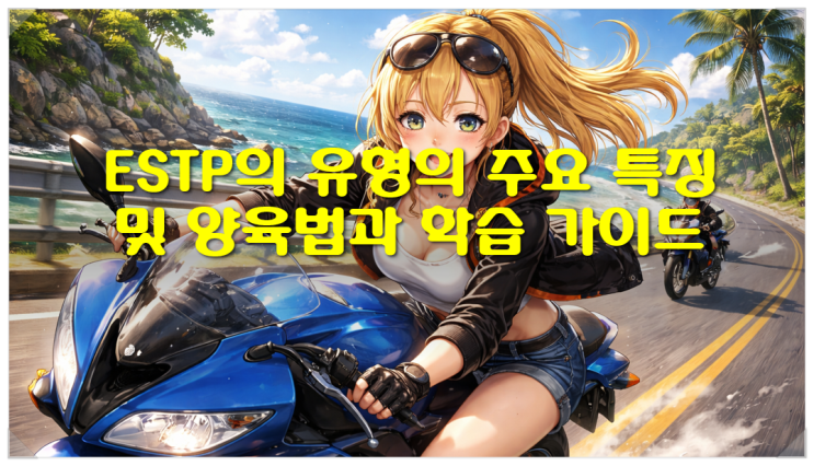  ESTP의 유형의 주요 특징 및 양육법과 학습 가이드