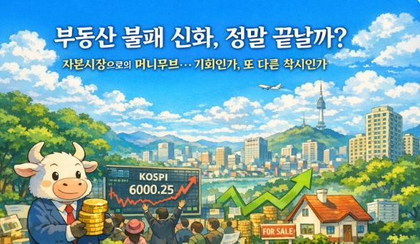 부동산 불패 신화, 정말 끝날까?자본시장으로의 <b>머니무브</b>... 
