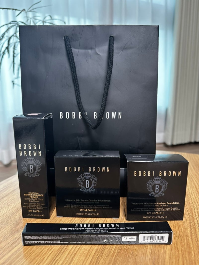 바비브라운 인텐시브 스킨 세럼 쿠션 (+스킨 세럼 프라이머, 아이브로우)