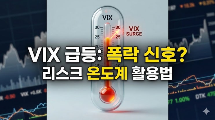  공포탐욕지수(VIX) 올라가면 주식은 무조건 빠질까? 핵심만 정리