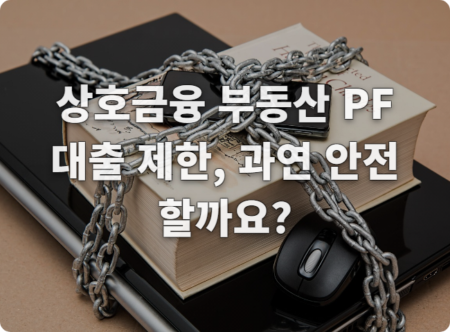 <b>상호금융</b> 부동산 <b>PF대출</b> 20% <b>제한</b>, 10.44% 연체율 현실과... 