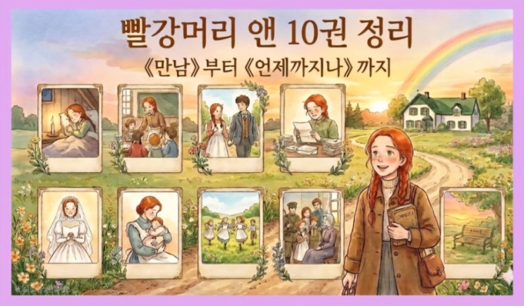  빨강머리 앤 10권 정리 |《만남》부터 《언제까지나》까지 전권 흐름
