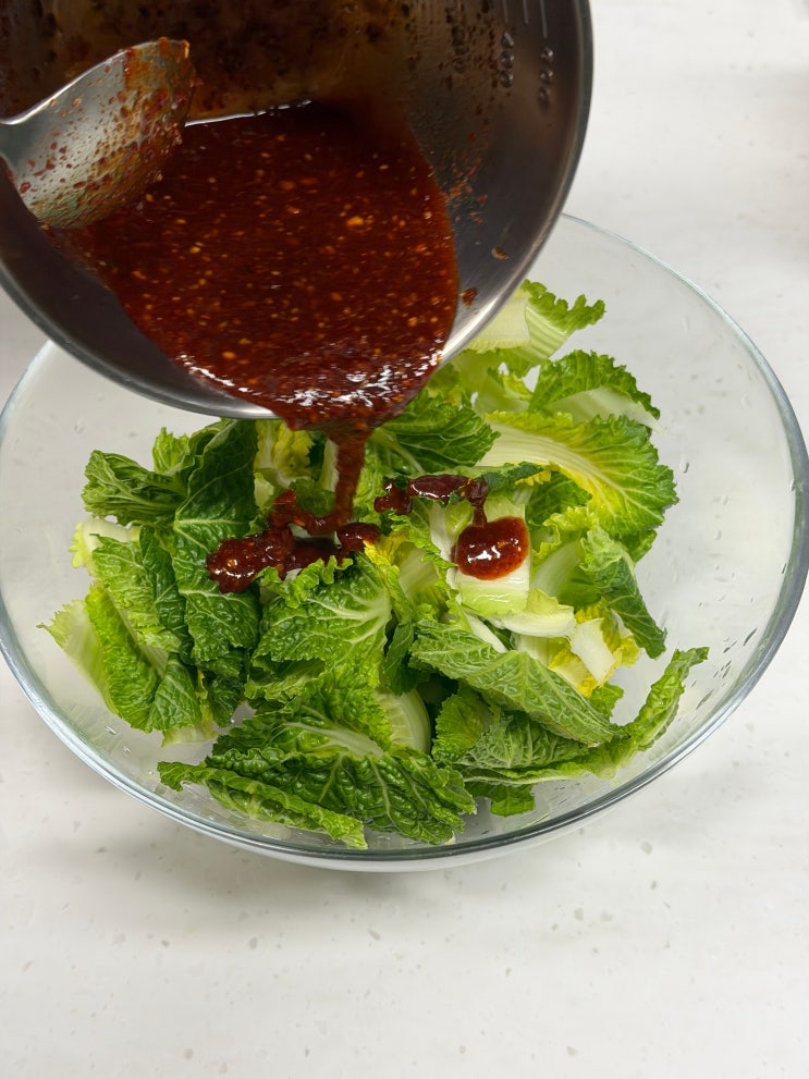  제철음식 봄동비빔밥으로 입맛돋우기 봄동비빔밥 만드는방법 2인 레시피 양념
