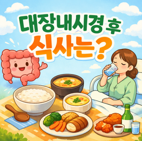 대장내시경 후 식사 언제부터 가능할까? 음식 종류와 주의사항 정리