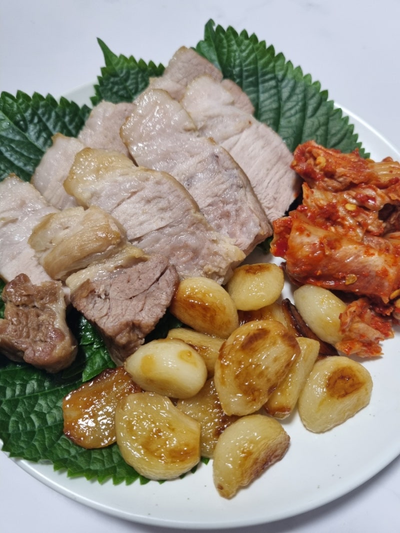25분 완성 류수영 수육 삶는법 냄비수육 무수분수육 레시피