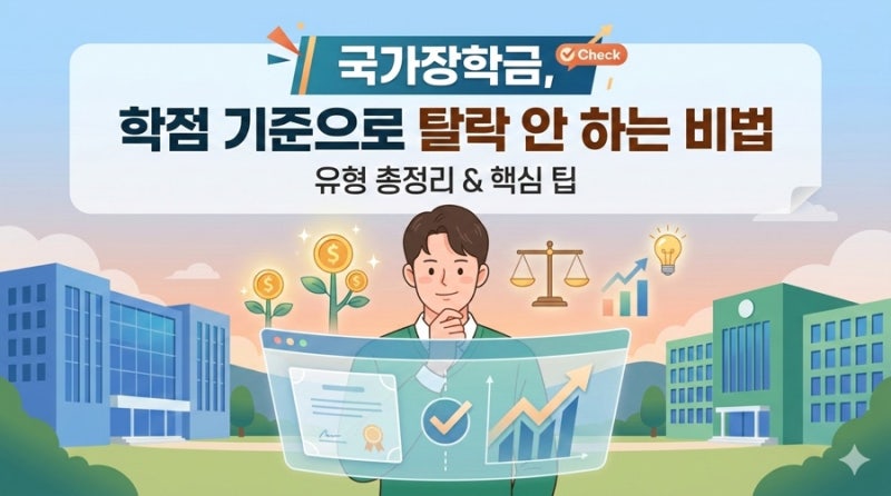 국가장학금 성적 미달로 고민인가요? 학점 기준 완벽 가이드와 탈락 방지 비법