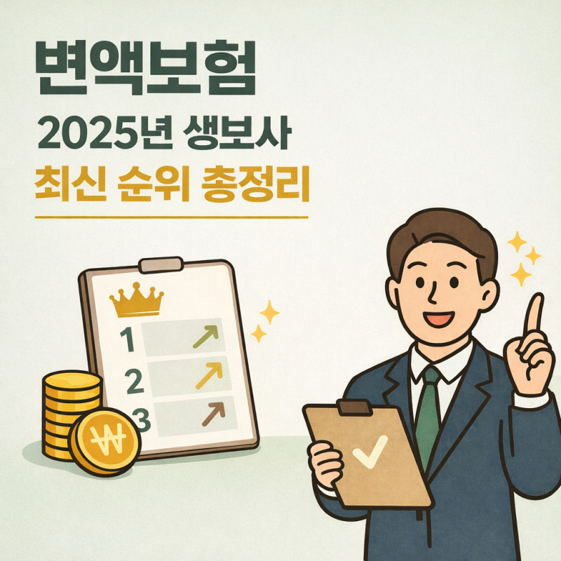 변액보험 2025년 생보사 최신 순위 총정리