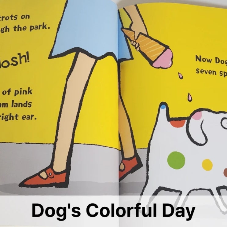  Dog’s Colorful Day 색깔과 숫자를 아는 아이와 읽으니 더 재밌었던 그림책