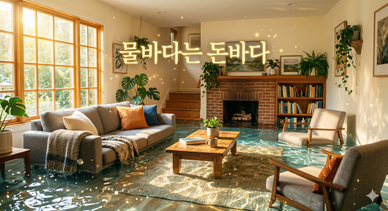 집에 물 차는 꿈, 악몽인 줄 알았죠? (당장 로또 사야 하는 물 꿈 3가지)