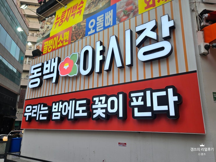 대전야구술집 둔산동 동백야시장 솔직 리얼 후기!(주차,야구,메뉴)