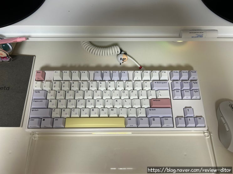  회사에서 눈치 보던 엔터 소리 치료 l 한성 무접점 키보드 GK893B PRO 염료승화 EDITION