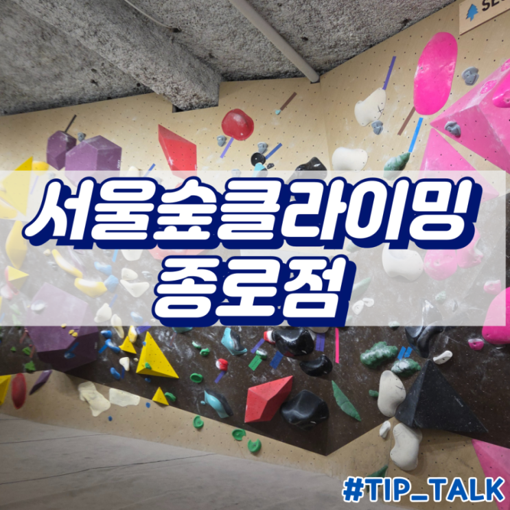  종로 놀거리 서울숲클라이밍 종로점