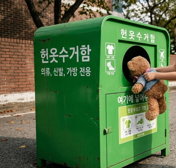 인형 버리는법, 의류수거함 넣으면 과태료 폭탄!