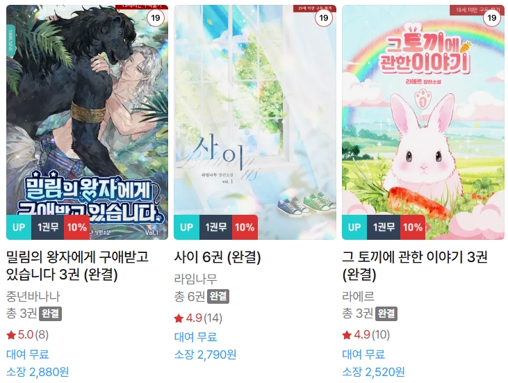  BL소설 신간) 26년 3월 4일 신간