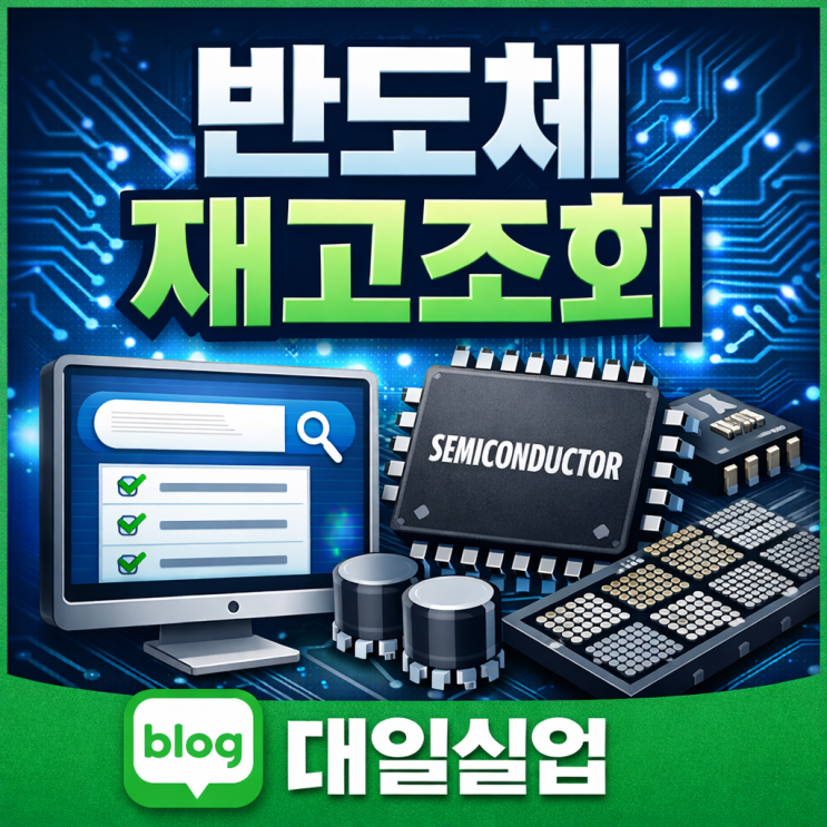  따뜻한 봄날에 빠르게 전자부품 재고 조회 하기 (위너파츠/대일실업)