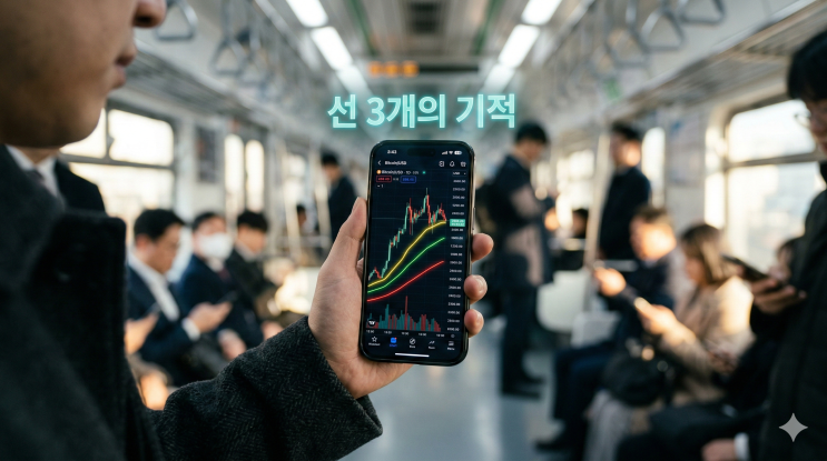  이동평균선 보는법, 월요일 코인 차트에 '선 3개'만 그으면 절대 물리지 않습니다