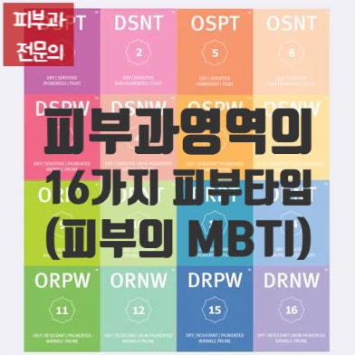  실제 피부과에서 사용하는 피부유형 (바우만 스킨타입)