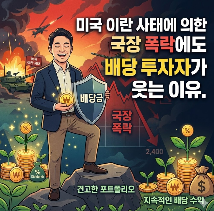  미국 이란 사태에 의한 국장 폭락에도 배당 투자자가 웃는 이유