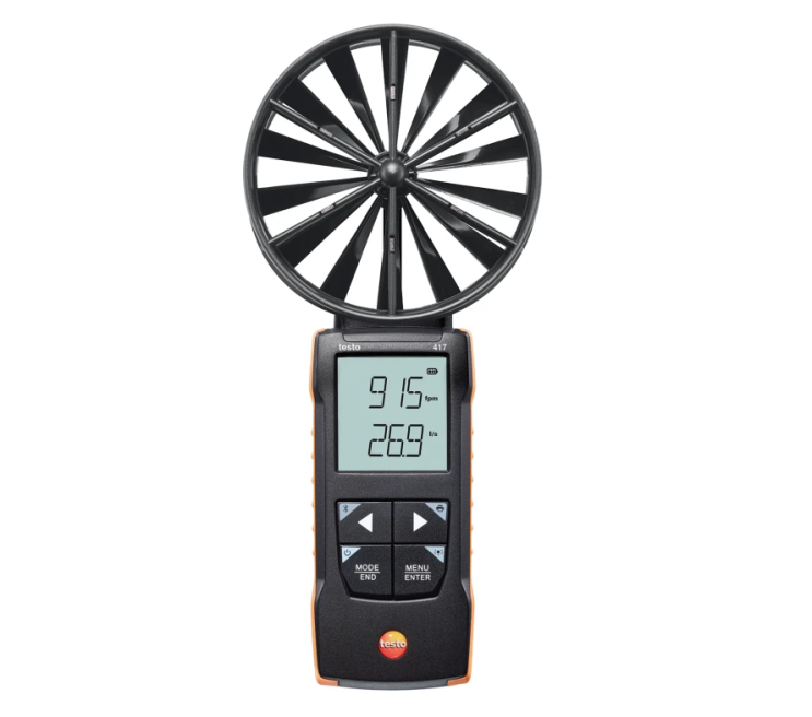 테스토 TESTO 417 100mm 풍속 풍량계 측정용 베인 센서 제품 정리