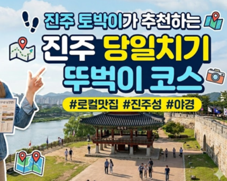  진주 당일치기 뚜벅이 여행코스 가볼만한곳 BEST 8총정리