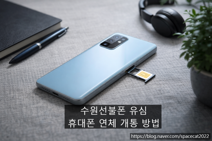  수원선불폰 유심 휴대폰 연체 있어도 개통하는 방법