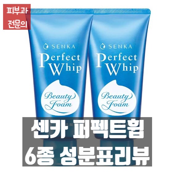  센카 퍼펙트휩 6종에 대하여 알아보자! (성분표리뷰/추천하는유형)