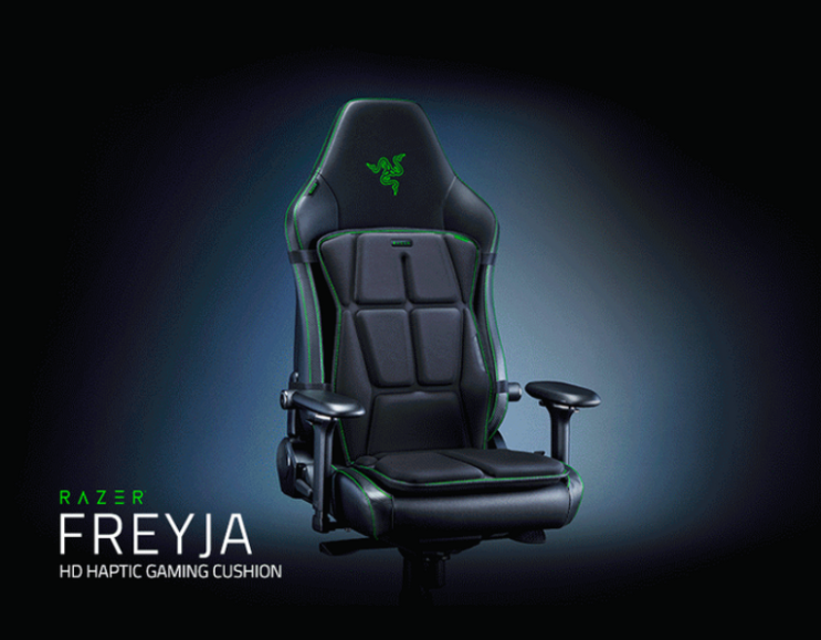  레이저체어 진동 햅틱 쿠션 RAZER의자 Freyja쿠션