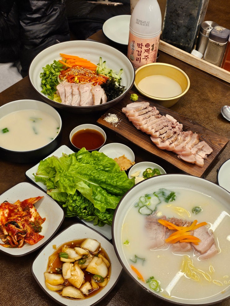  제주연동맛집 아랑국수 고기국수 돔베고기 비빔국수 추천